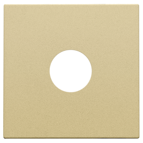 Afwerkingsset voor enkelvoudige coaxaansluiting voor tv, gold coated
