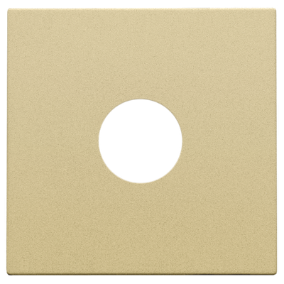 Afwerkingsset voor enkelvoudige coaxaansluiting voor tv, gold coated