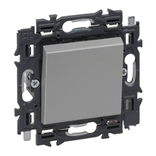 LEGRAND - Valena Next wisselschakelaar 10AX volledig apparaat alu met spanklauwen