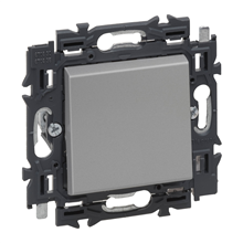 LEGRAND - Valena Next drukknop 6A volledig apparaat alu met spanklauwen