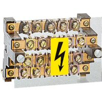 LEGRAND - Verdeelklem trapvormig 4p 125A 4 staven 12x4mm voor kabelschoenen LEGRAND - Verdeelklem trapvormig 4p 125A 4 staven 12x4mm voor kabelschoenen