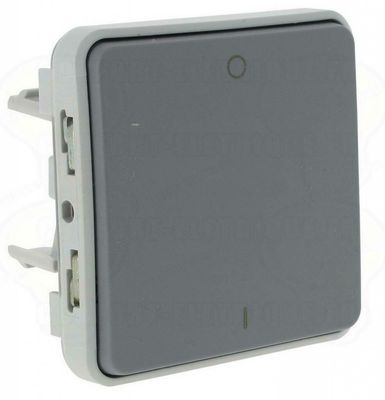 Legrand - Plexo tweepolig 10a 250v samenstelbaar grijs