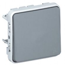 Legrand - Plexo wissel 10a 250v samenstelbaar grijs