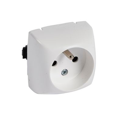 LEGRAND - Oteo contactdoos 10/16 A 250 V + veiligheid - 2P+A - samenstelbaar machanisme