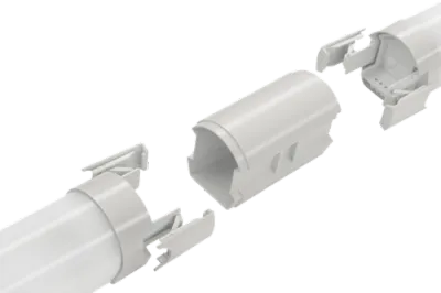 LED TL Waterdicht Armatuur IP65 150cm 51W 3000K-6000K 5600-6400lm 3x1,5mm Doorvoerbedrading (2x58W)