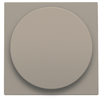 Afwerkingsset voor draaiknopdimmer of extensie, incl. draaiknop, bronze coated