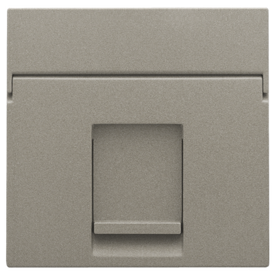 Centraalplaat data 1x RJ, bronze coated