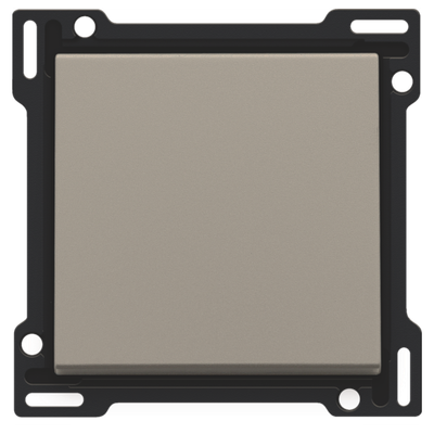 Afwerkingsset voor enkelvoudige schakelaar of drukknop, bronze coated