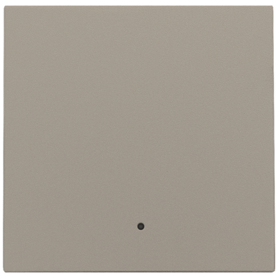 Afwerkingsset met lens voor een enkelvoudige elektronische schakelaar of drukknop, bronze coated