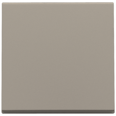 Afwerkingsset voor een enkelvoudige elektronische schakelaar of drukknop, bronze coated