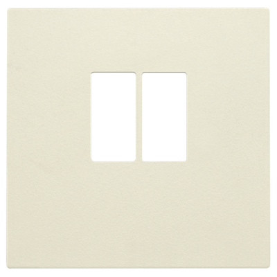 Afwerkingsset voor enkelvoudige luidsprekeraansluiting, cream Afwerkingsset voor enkelvoudige luidsprekeraansluiting, cream