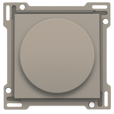 Afwerkingsset voor draaiknopdimmer of snelheidsregelaar, incl. draaiknop, bronze coated