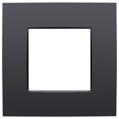 Enkelvoudige afdekplaat, Niko Intense anthracite coated