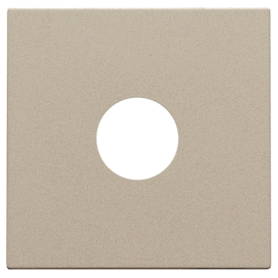 Afwerkingsset voor enkelvoudige coaxaansluiting voor tv, champagne coated