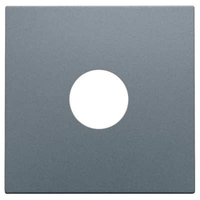 Afwerkingsset voor enkelvoudige coaxaansluiting voor tv, blue grey coated