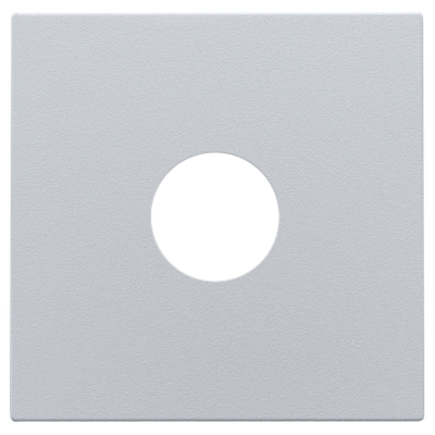 Afwerkingsset voor enkelvoudige coaxaansluiting voor tv, sterling coated