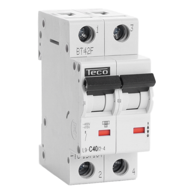 TECO - Automaat TC 2P 40A 4,5kA Curve C