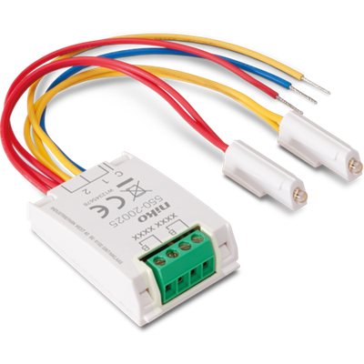 Drukknopinterface voor één of twee ingangen met heldere, warm witte feedbackleds