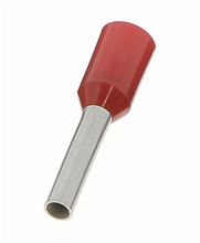 Aderhulzen enkel rood 1MM2 (100)