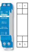 ELTAKO - Voedingsblok voor DIN-rail. 88..264V/12VDC 24W