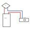 Niko Toegangscontrole - deurbel 12V~1A incl. lamp, zwart/aluminium