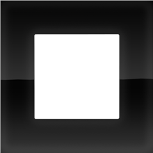 Enkelvoudige afdekplaat, Niko Pure liquid black