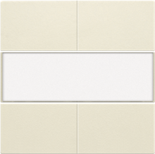 Afwerkingsset voor 4-voudige potentiaalvrije drukknop 24 V met tekstveld, cream Afwerkingsset voor 4-voudige potentiaalvrije drukknop 24 V met tekstveld, cream