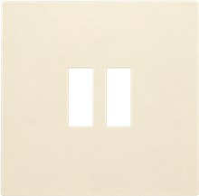 Afwerkingsset voor dubbele USB-A-lader, cream Afwerkingsset voor dubbele USB-A-lader, cream