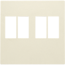 Afwerkingsset voor tweevoudige luidsprekeraansluiting, cream Afwerkingsset voor tweevoudige luidsprekeraansluiting, cream