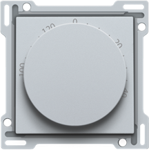 Afwerkingsset voor timer regelbaar tot 120 min., sterling coated