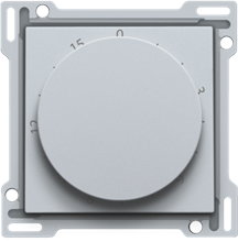 Afwerkingsset voor timer regelbaar tot 15 min., sterling coated