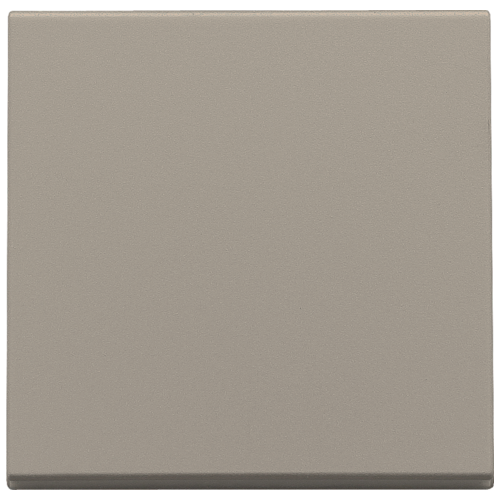Afwerkingsset voor een enkelvoudige elektronische schakelaar of drukknop, bronze coated