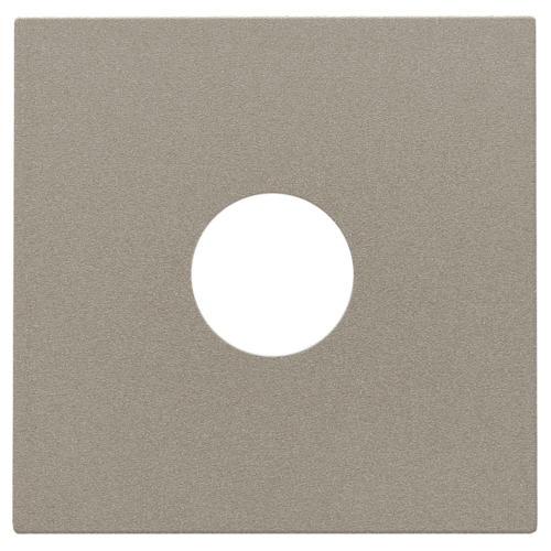 Afwerkingsset voor enkelvoudige coaxaansluiting voor tv, bronze coated