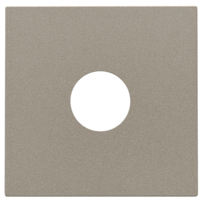 Afwerkingsset voor enkelvoudige coaxaansluiting voor tv, bronze coated Afwerkingsset voor enkelvoudige coaxaansluiting voor tv, bronze coated