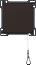 Afwerkingsset voor trekdrukknop, dark brown coated
