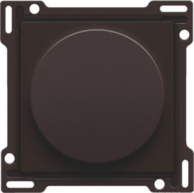 Afwerkingsset 1-2-3 voor draaischakelaar voor motoren, dark brown coated