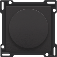 Afwerkingsset voor draaiknopdimmer of snelheidsregelaar, incl. draaiknop, piano black coated