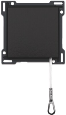 Afwerkingsset voor trekdrukknop, piano black coated