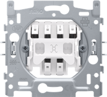 Niko, kruisschakelaar of kruistrekschakelaar, 10 AX/250 Vac, insteekklemmen