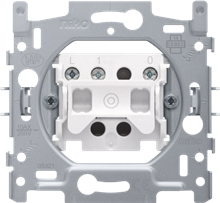 Niko, drukknop N.O. met 3 aansluitklemmen, 10 A/250 Vac, schroefklemmen