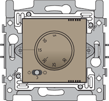 Elektronische thermostaat, bronze coated