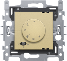Elektronische thermostaat, gold coated