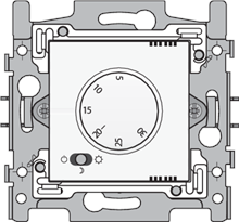 Niko, Elektronische thermostaat, Pure White Steel