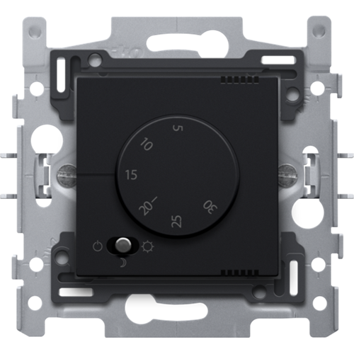 Elektronische thermostaat, black coated