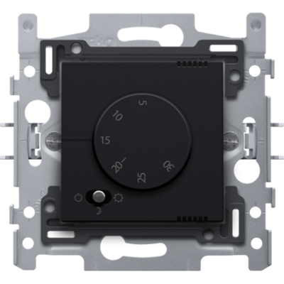 Elektronische thermostaat, black coated