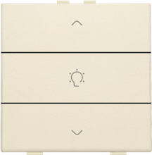 Niko Home Control enkelvoudige dimbediening, cream