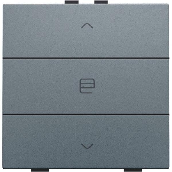 Enkelvoudige motorbediening voor Niko Home Control, blue grey coated