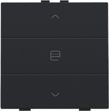 Enkelvoudige motorbediening, black coated