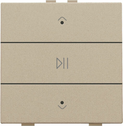 Niko Home Control enkelvoudige audiobediening LED, champagne coated