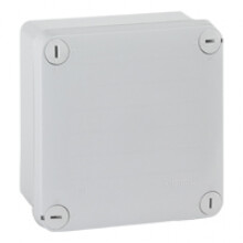 Legrand - Aftakdoos Plexo vierkant IP 55 waterdicht - grijs - n. voorg.